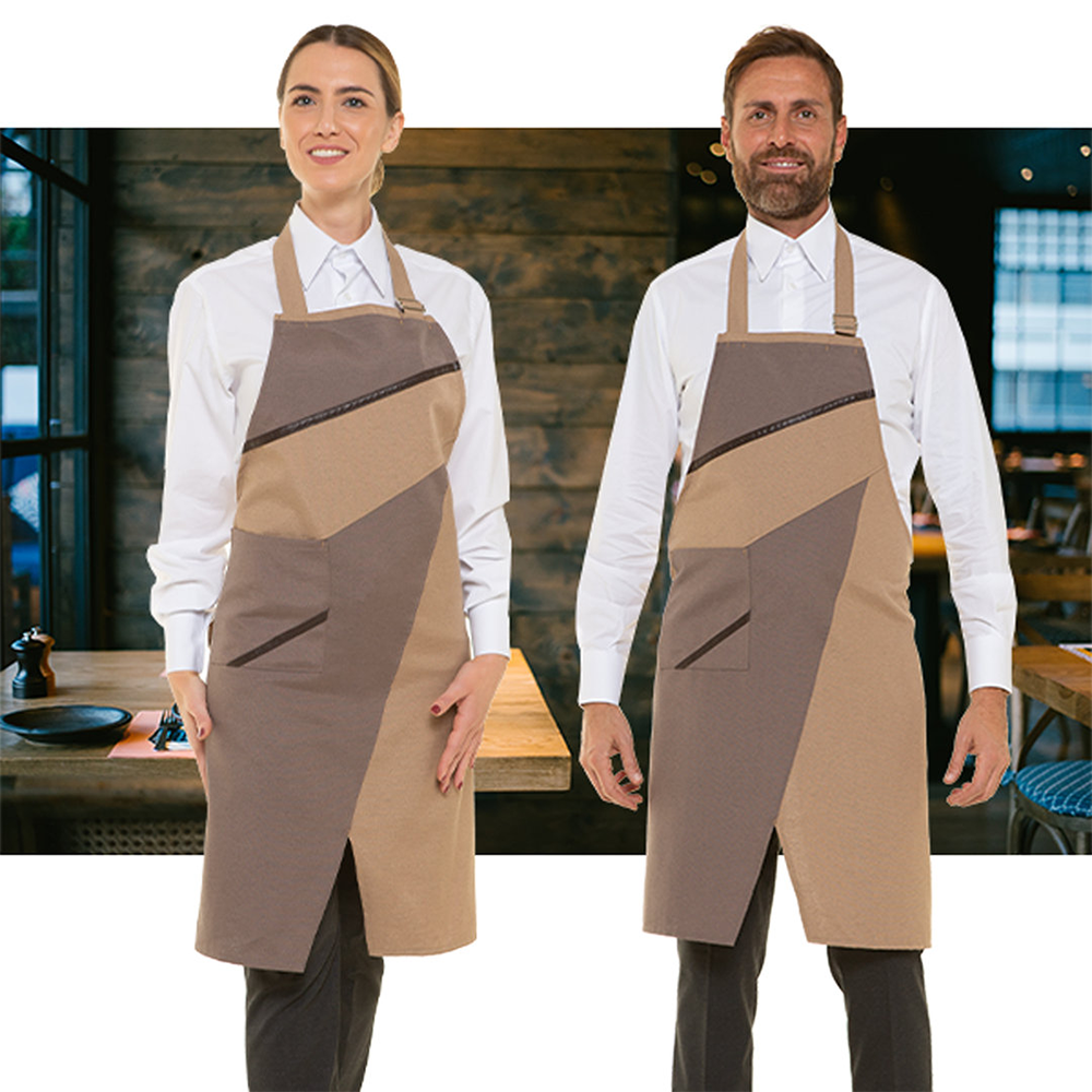 GREMBIULE UNISEX TESSUTO ECOLOGICO RICICLATO