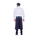 GREMBIULE SCOZZESE LUNGO NAVY